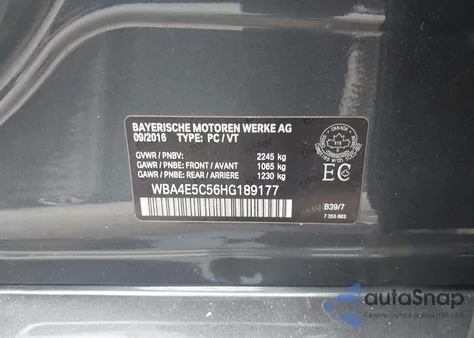 2017 BMW 440I Gran Coupe xDrive из США, поврежденный, VIN WBA4E5C56HG189177